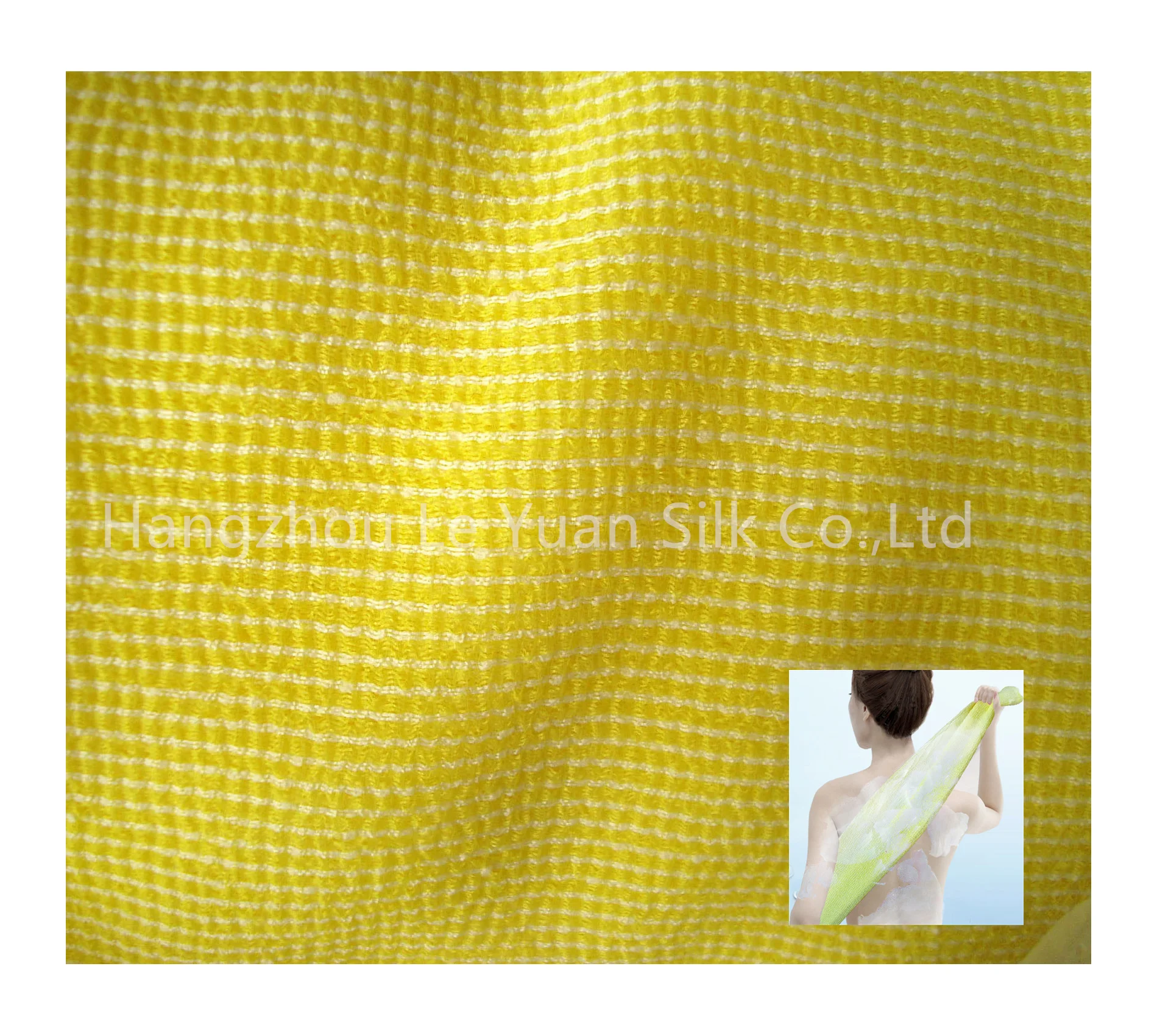 Супер грубая ткань для отшелушивания тела, нейлоновая Полиэстеровая ткань для душевого полотенца, нейлоновая ткань высокой плотности