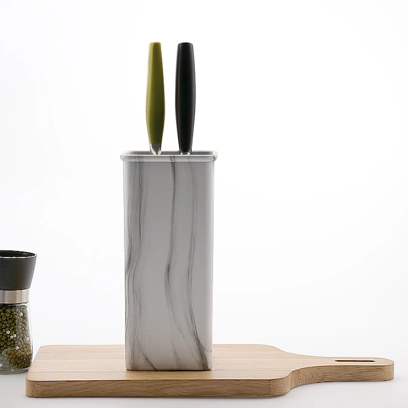 Fashion marble pattern Knife Block Holder Knife Stand Knife Bar