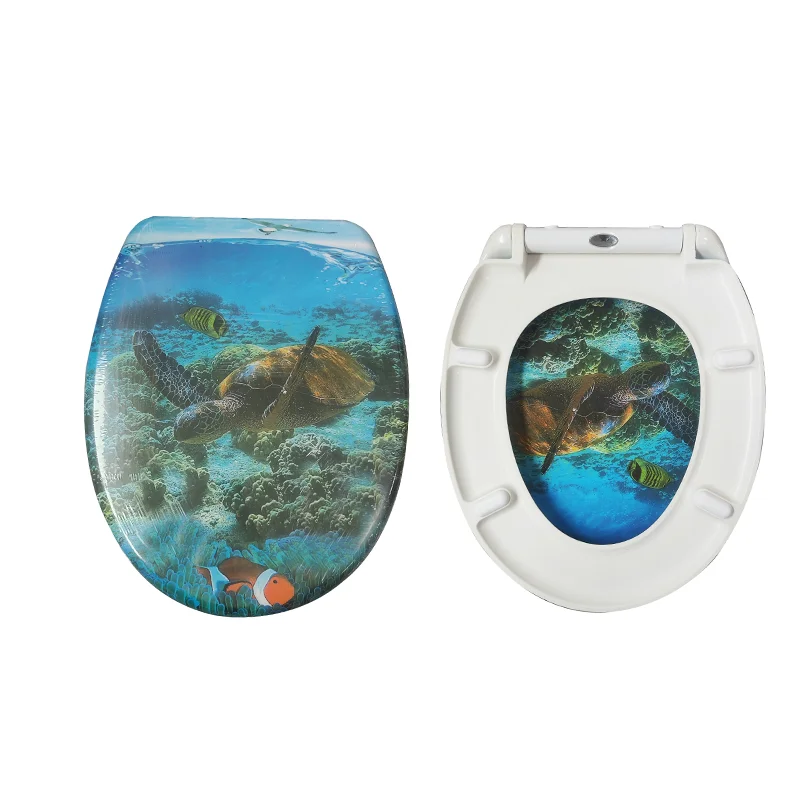 Detachable Uf Lid Soft Closing Slow-close Toilet Money Design Close Portable Sanitary Ware Wc Seat Cover