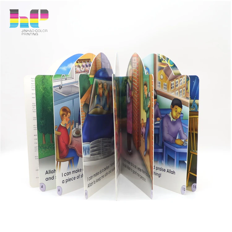 Customized Early Education ABC Numbers Animal Push Button Sound Board Talking Arabic Children Book Printing