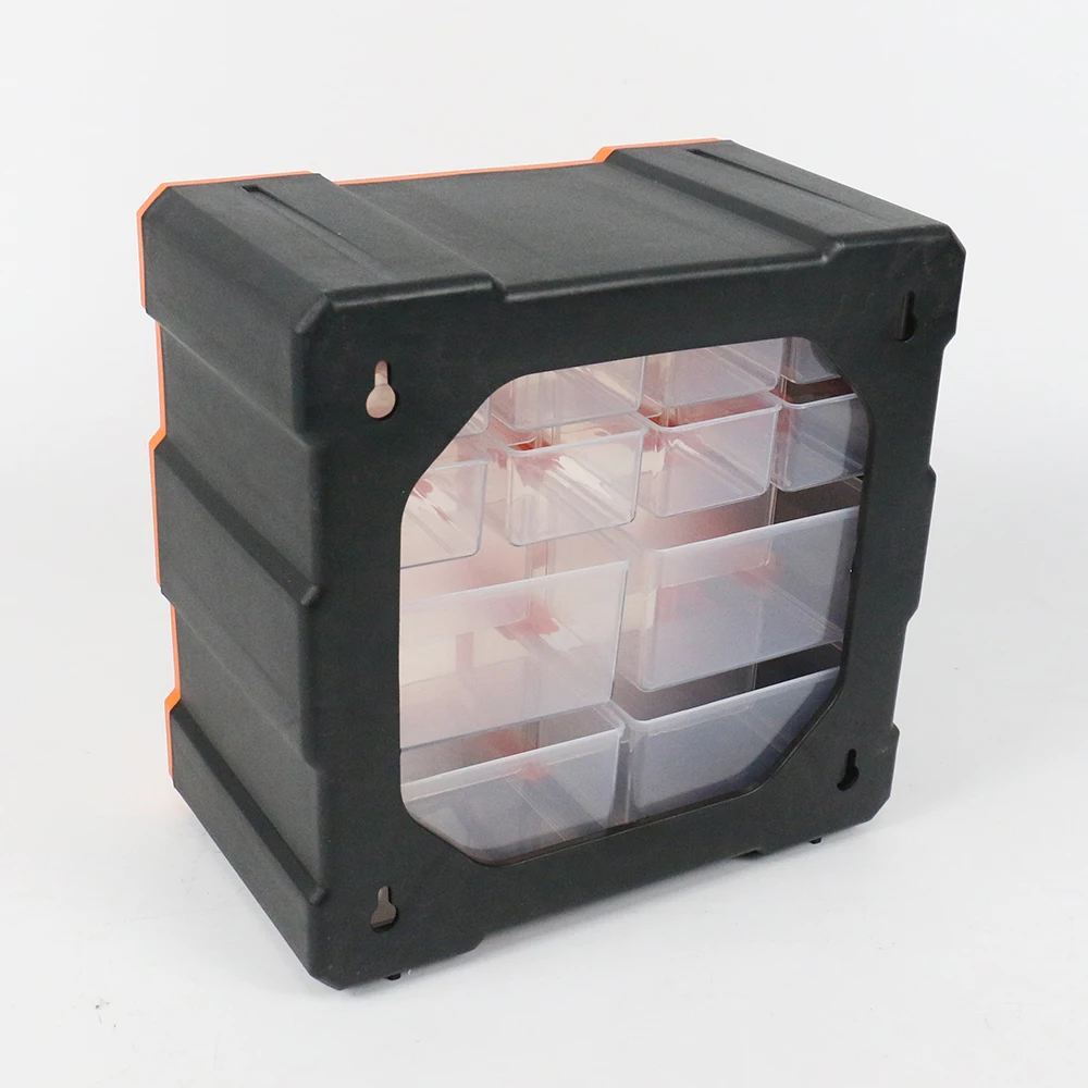 Plastic Storage Organizer Box Tool Case with Compartments Multi-function Hardware Screw Parts Boxes