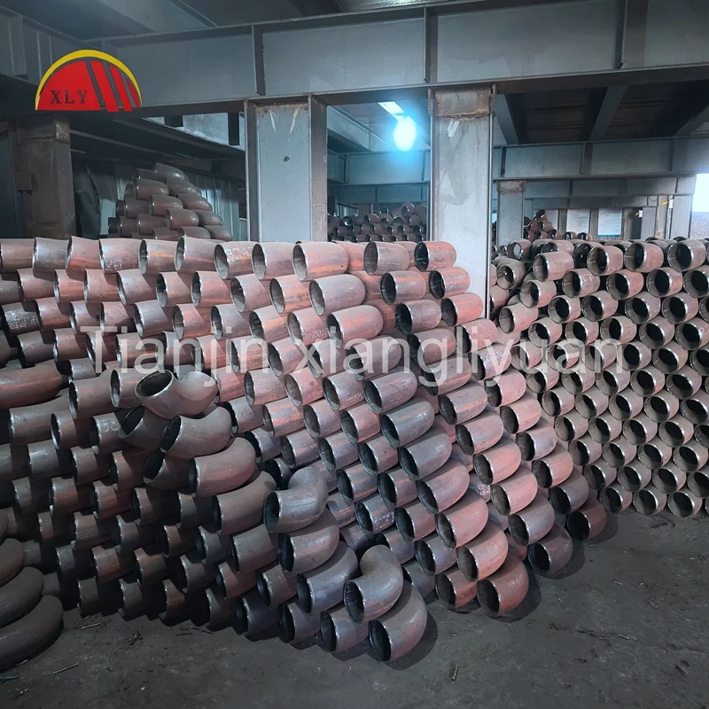 Mild Carbon Steel Fitting 90 180 ASTM A234 WPB CS Pipe Elbows 325mm x 10mm Forging Steel Iron Tube Elbow
