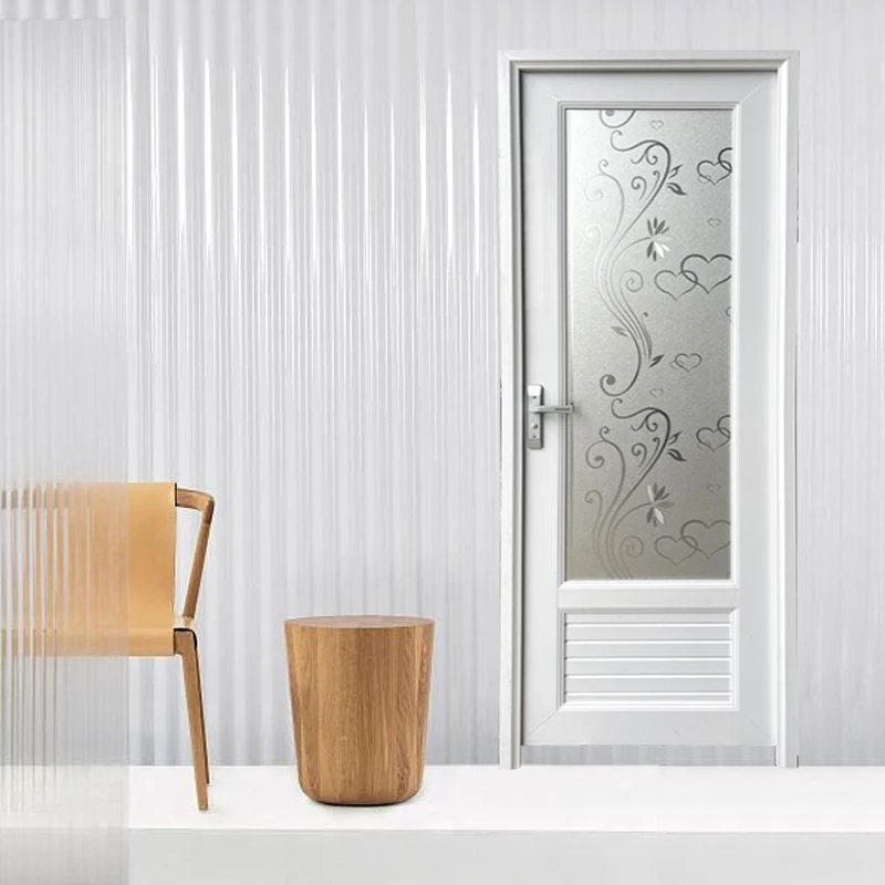 China Supplier Glass Doors Interior UPVC Fiber Bathroom Doors Designs