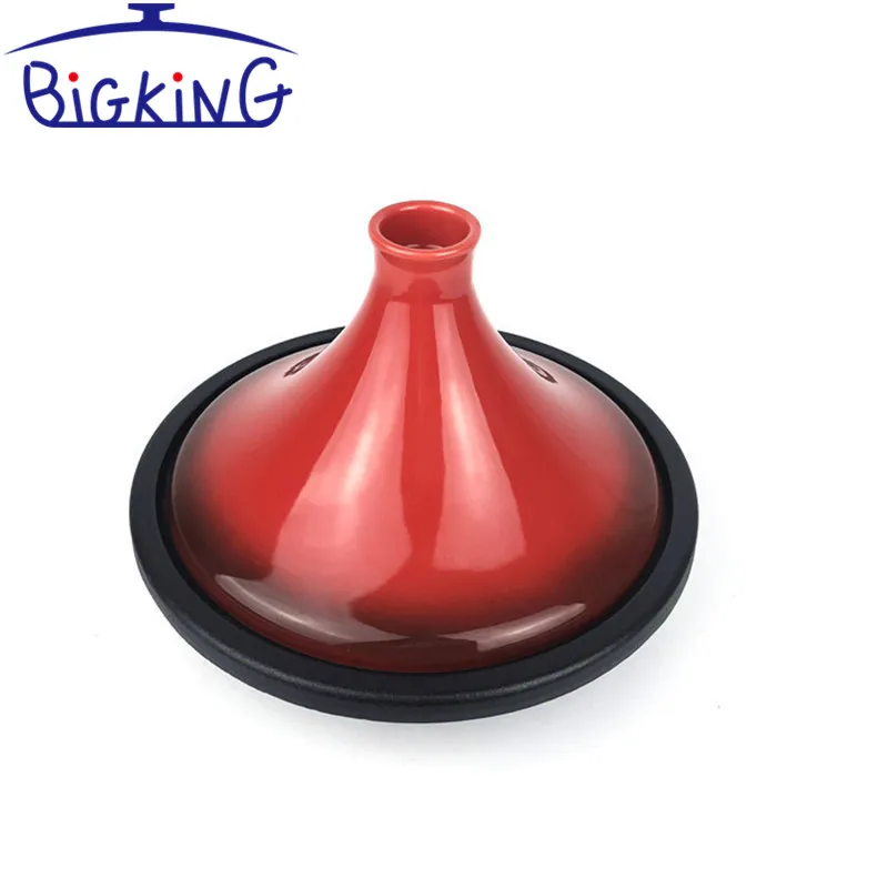 Colorful Enamel Moroccan Cast Iron Tagine Pot 2.5L