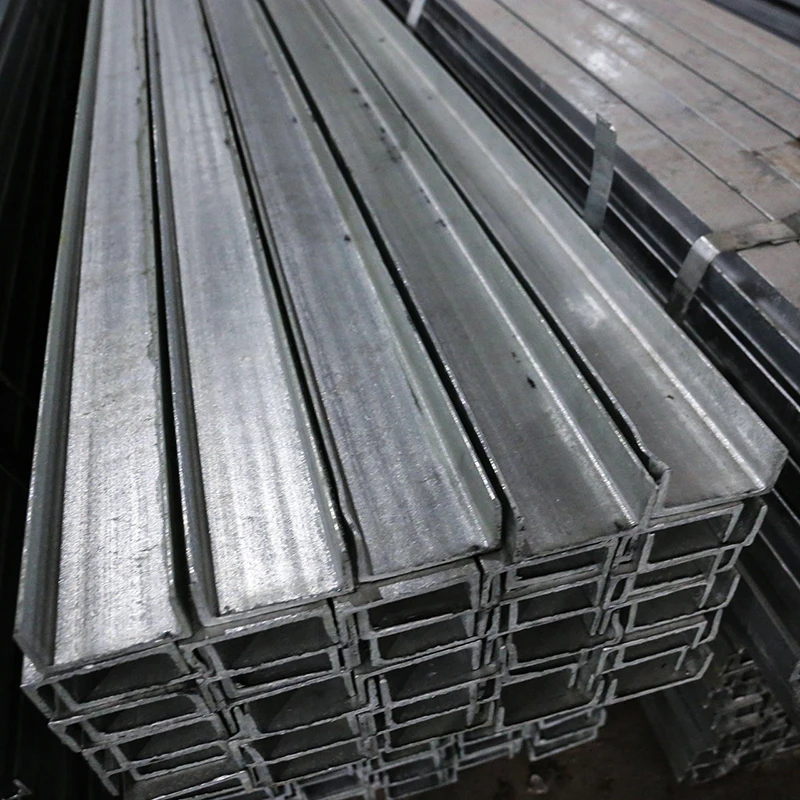 ASTM Cold Rolled Galvanized Steel U Channel Popular Type Steel Profile Factory Price Zinced Metal U channels