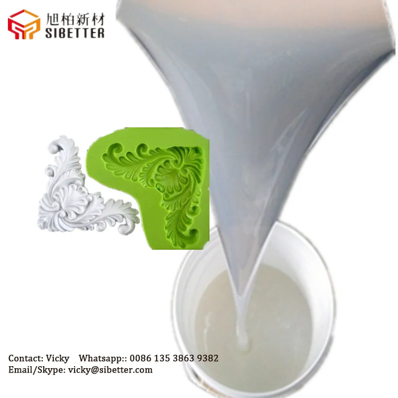 Rtv2 silicone rubber for veneer stone mold making resin casting liquid silicone