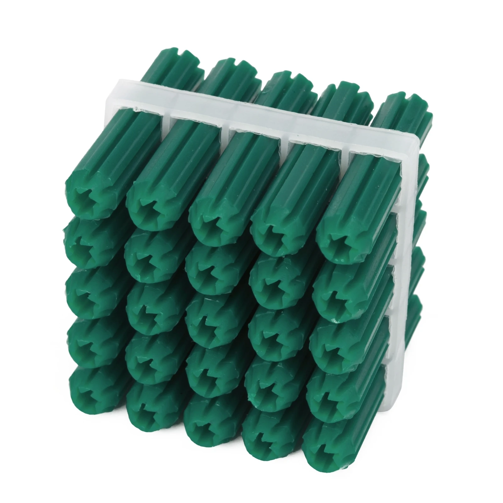 China factory plastic pvc anchor 7*35mm green wall plugs