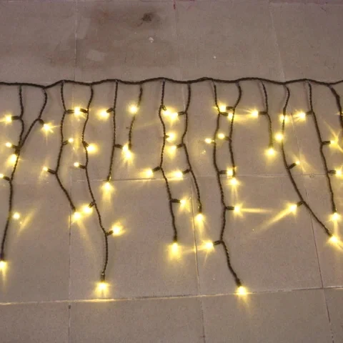 3mx 0.9m Led String Light Outdoor Connectable Flashing Wedding Christmas Hotel Hall Decoration Icicle Curtain Ramadam Lights