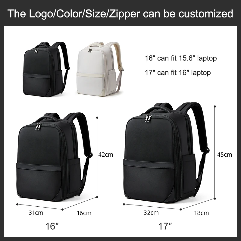 New waterproof travelling backpack bag office computer bag laptop backpack side pocket 180 degree openning custom backpack