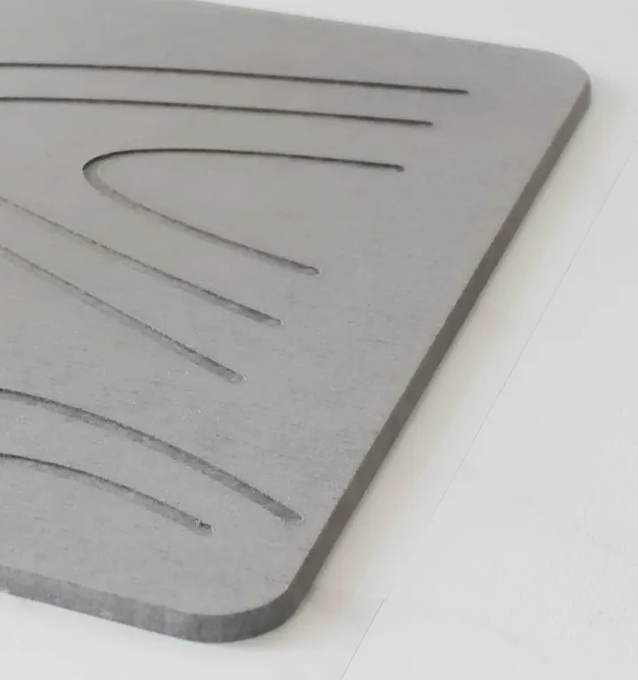 Diatomaceous Earth Bath Mat Fast-Drying Nonslip Absorbent Stone Bath Mat for Bathroom Shower Floor grey mat