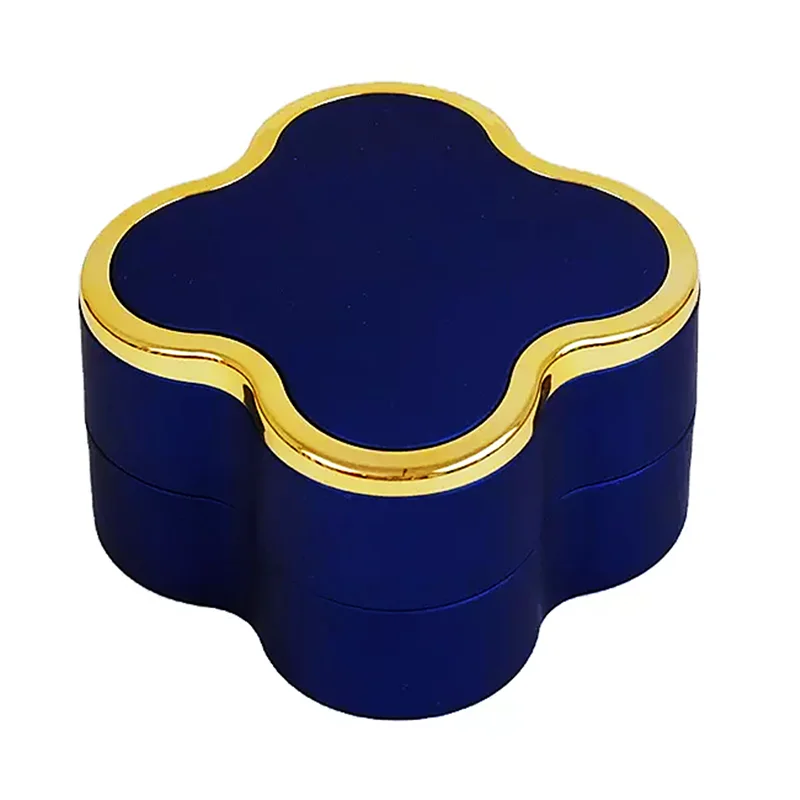 Direct Manufacturer Jewelry Box Plastic Piano Lacquer  Led Light Ring  Box