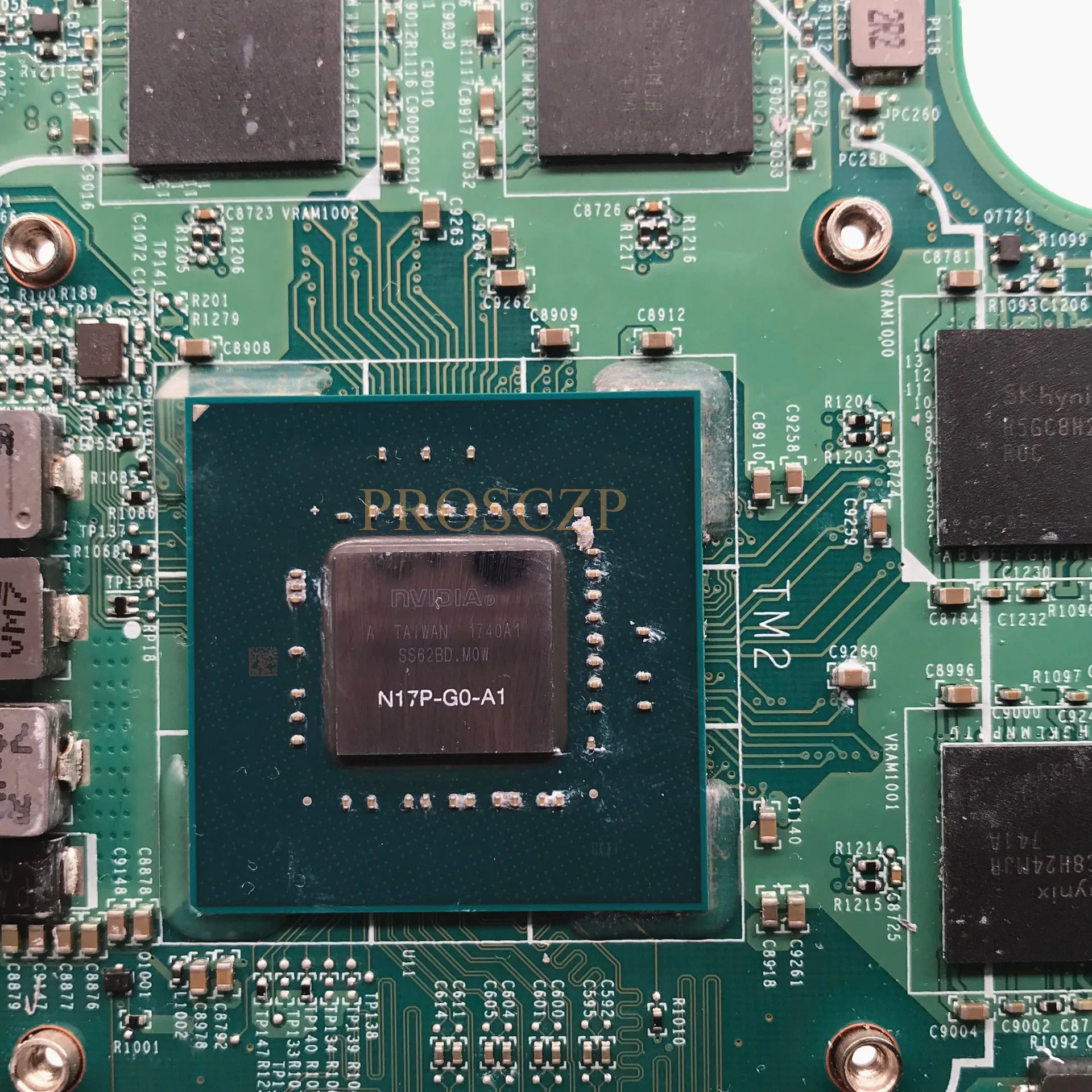 CN-0TF0TH TF0TH для DELL Inspiron 5577 Материнская плата ноутбука DAAM9BMBAD0 W/ SR32Q I7-7700HQ процессор GTX1050 GPU 100% полностью протестирован