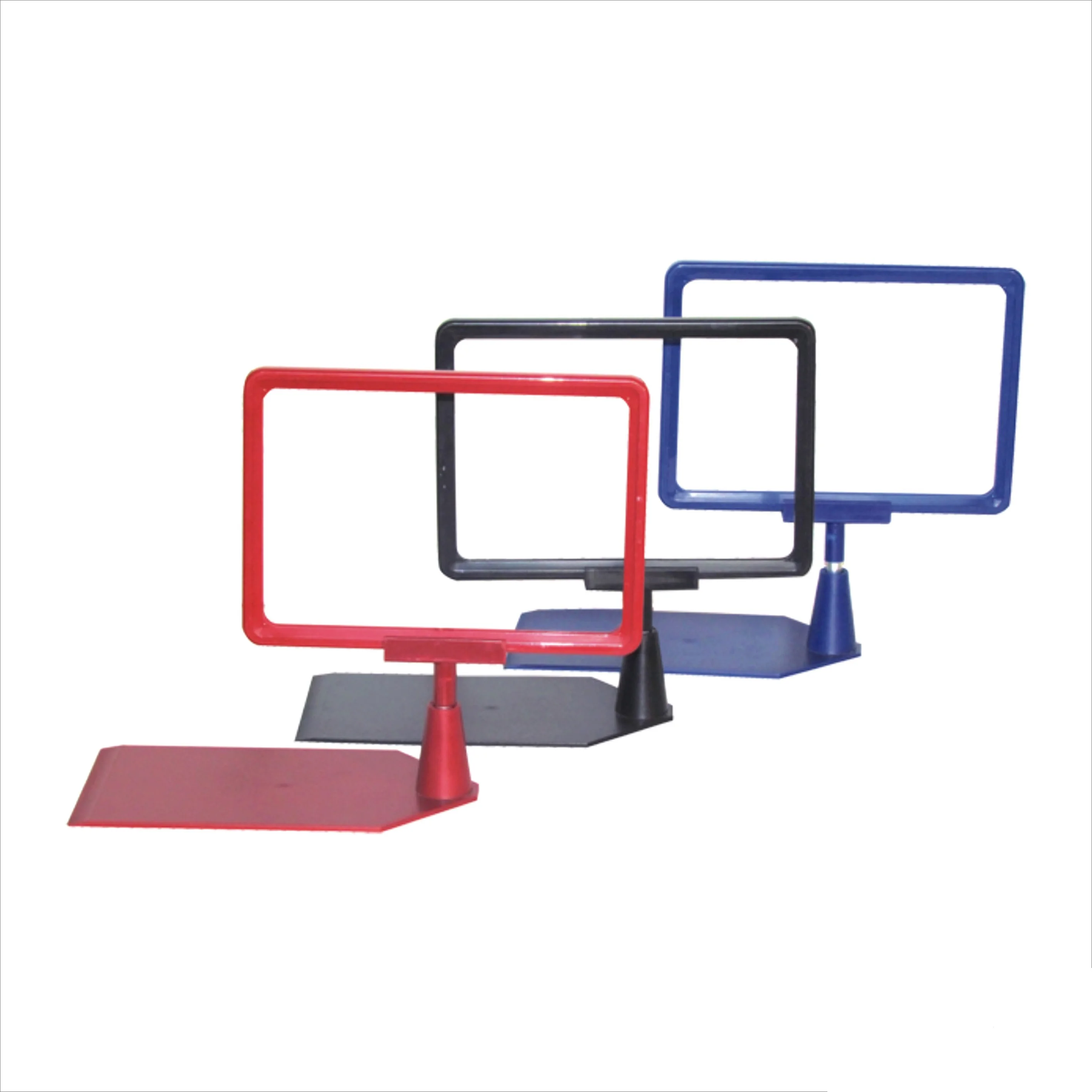 Colorful Display A4,A5 POP/POS Supermarket Plastic Poster Frame Holder Stands