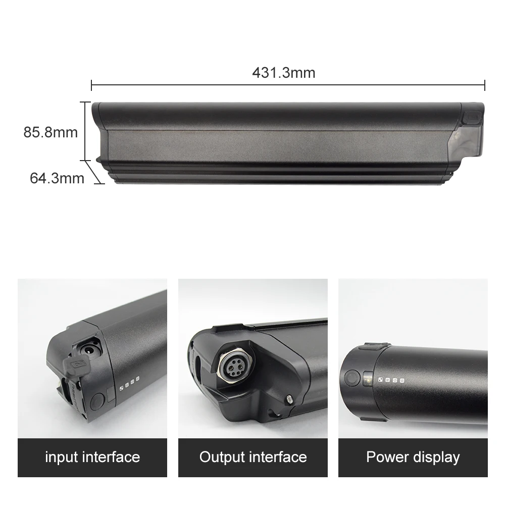 Новый дизайн мужские водонепроницаемые полностью интегрированная downtube батарея 36v 48v 14ah 504Wh, фара для электровелосипеда в батарея со скрытыми батареями