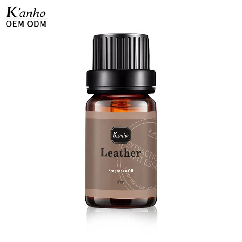 Kanho Leather Scent Man Relax Fragrance Oil  Rum Sweet Tobacco Organic Body Massage Relax Fragrance Essential Oil Skin Care