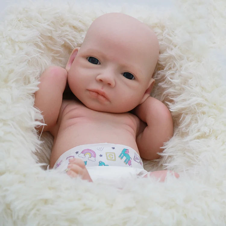 Кукла реборн в комплекте, силиконовое Полноразмерное платье, гибкие 3D куклы-младенцы, реалистичные куклы