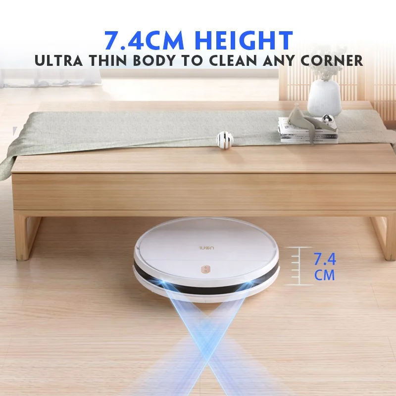 Uoni robot vacuum cleaner Samurai 2 sweeping robot 3000Pa suction wet and dry visual navigation drop shipping bestseller
