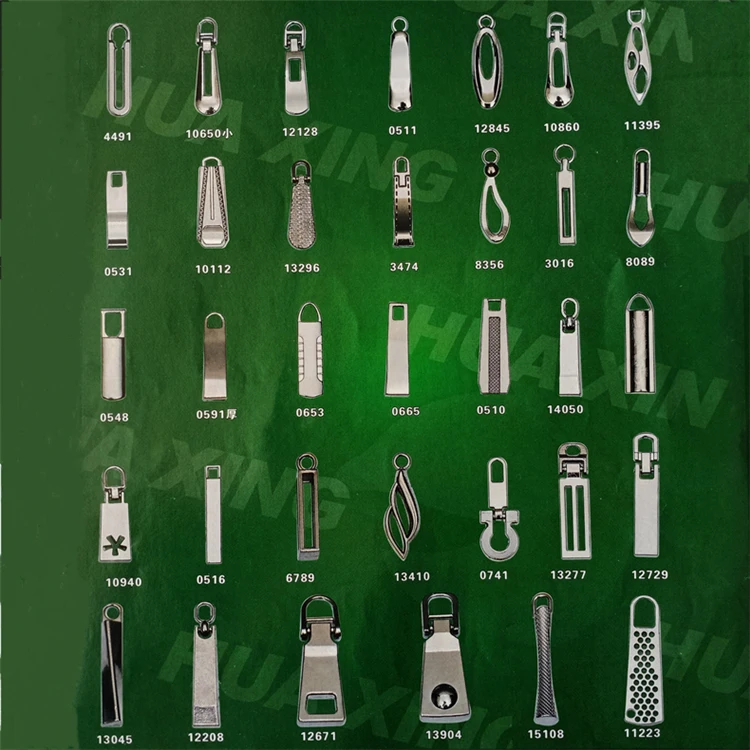 rhinestone heart-shaped keys five-pointed star bow tie circular round ring letter metal zipper slider puller pendant pull parts