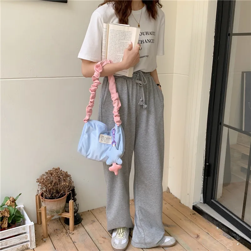 Corduroy Vintage Armpit Bag Sweet Popular Female Girl Hand Carrying Shoulder Bag Cute Student Square Bag