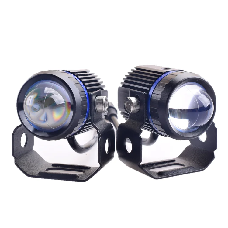 Dual Color 40W M1A New Aluminum Alloy High Power Motorcycle Led Headlight Head Light