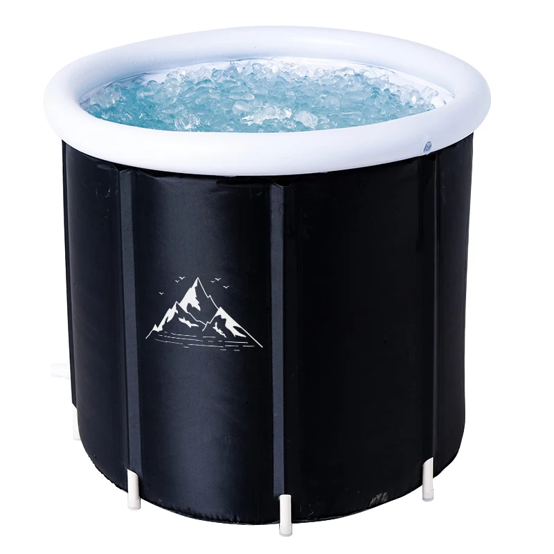 Round Inflatable Ice Tub For Recovery Folding Ice Bath Tub for Atheletes