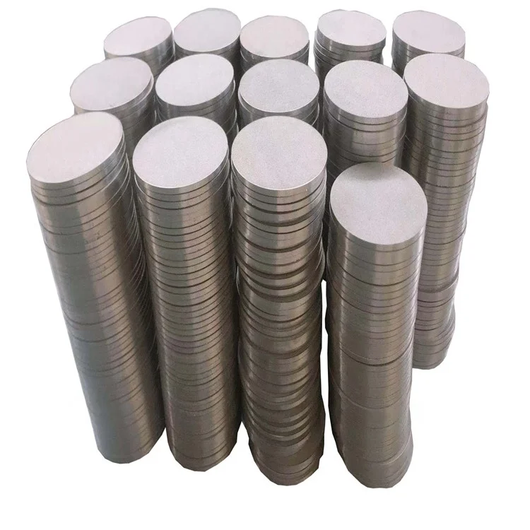Cylindrical Industrial Oil Separator Elements Air Compressor Water Replacement metal sintered Cartridge Filter