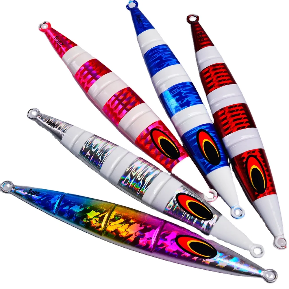 Wholesale 30g 60g 100g 150g 200g 250g Slow Jigging Fish Fast Sinking Fishing Luminous Artificial Bait