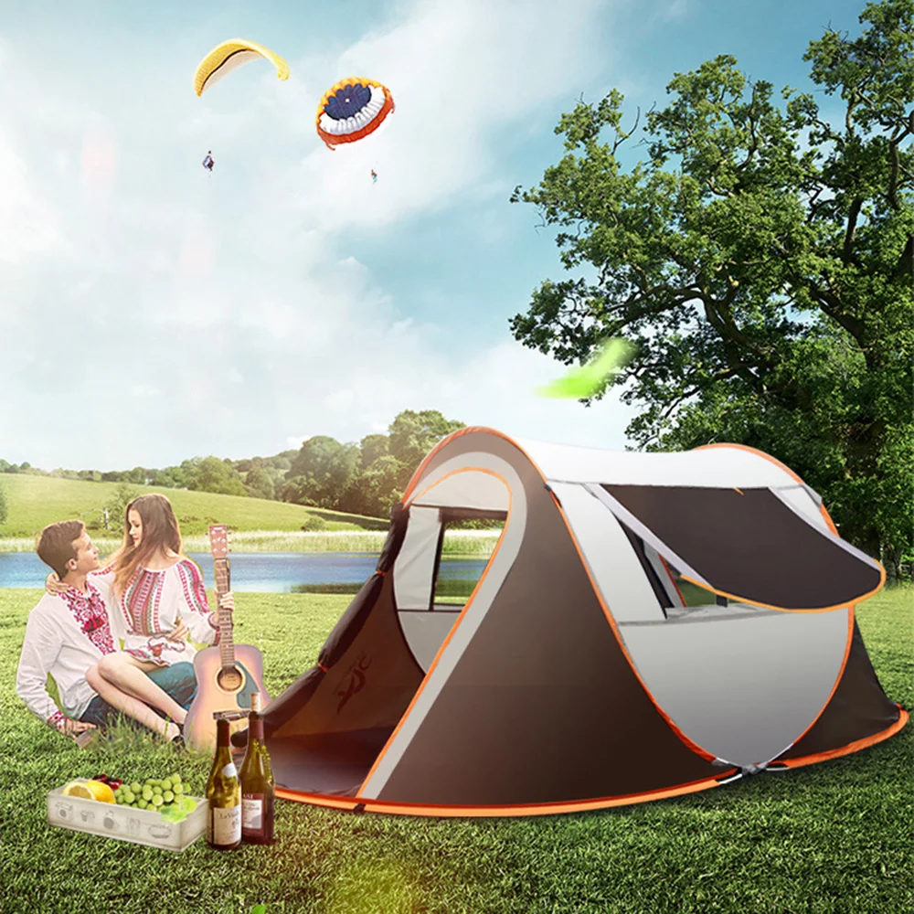 Outdoor pop up tent Unfold Rain-Proof Tent Family ultralight Portable Dampproof Camping tents for tourism