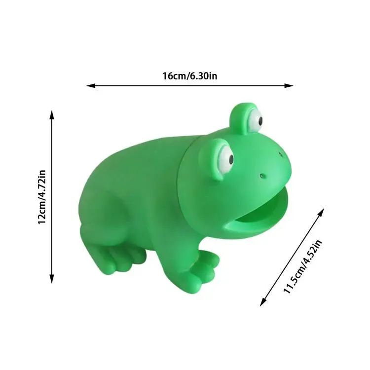 
Squishy Frog Toy Stress Relief Green Latex Safe Funny Trick Sounding Frog Stress Vent Squeeze Kids Toys 