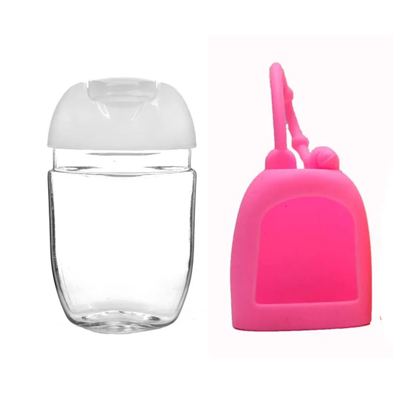 Clear Empty Squeeze Caps Travel Leak Proof Plastic Travel Bottles 30ml Liquid Bottle Oval for Shampoo Conditioner Lotion