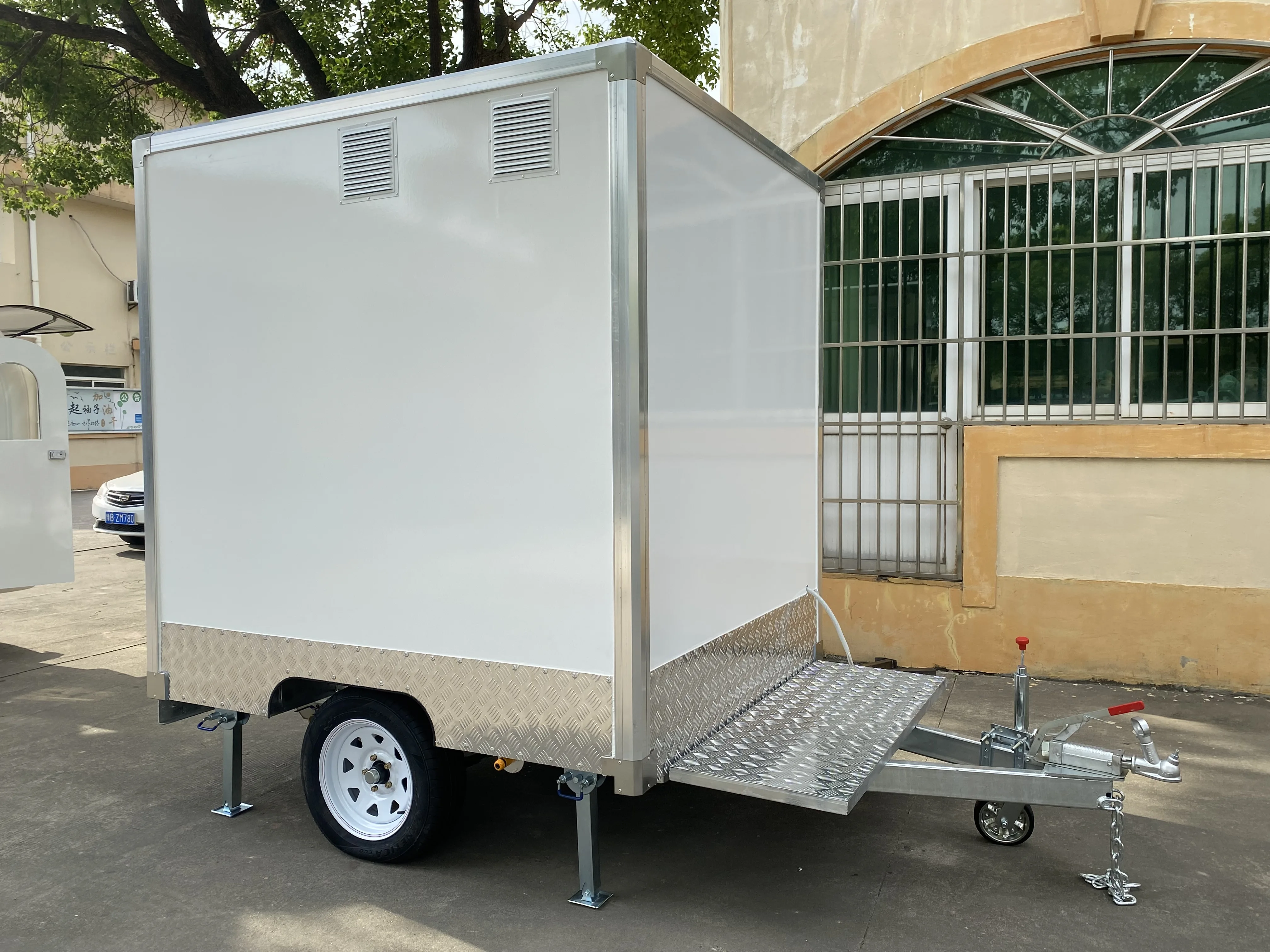 12 foot commercial food vehicle licensed street mobile food truck pusher fast food trailer for sale worldwide