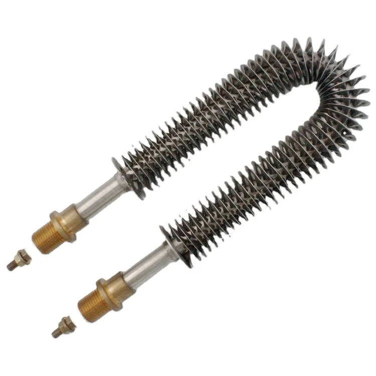 3kw 5kw 6kw U W I Industrial Electric Resistance Air Heating Element 120v Finned Tube Heater For Load Bank