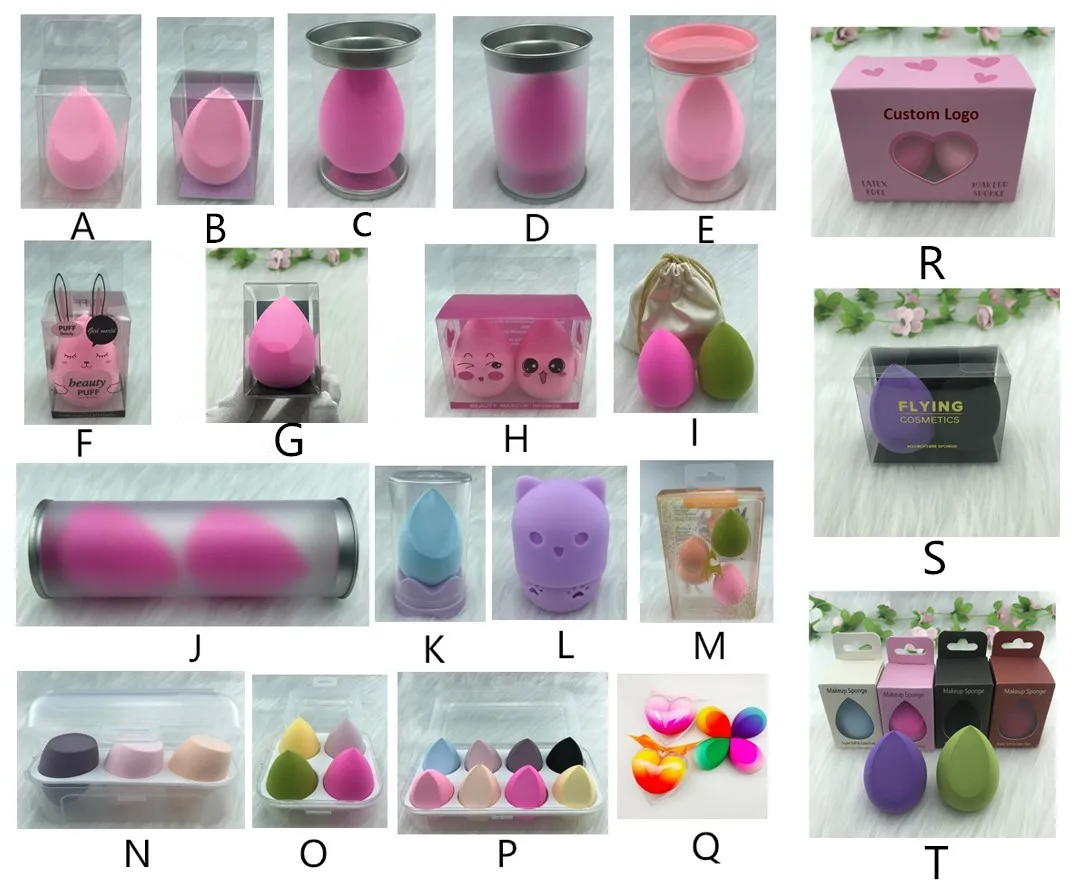 wholesale Latex free super soft beauty sponge cosmetic blender puff face foundation small mini make up makeup sponge