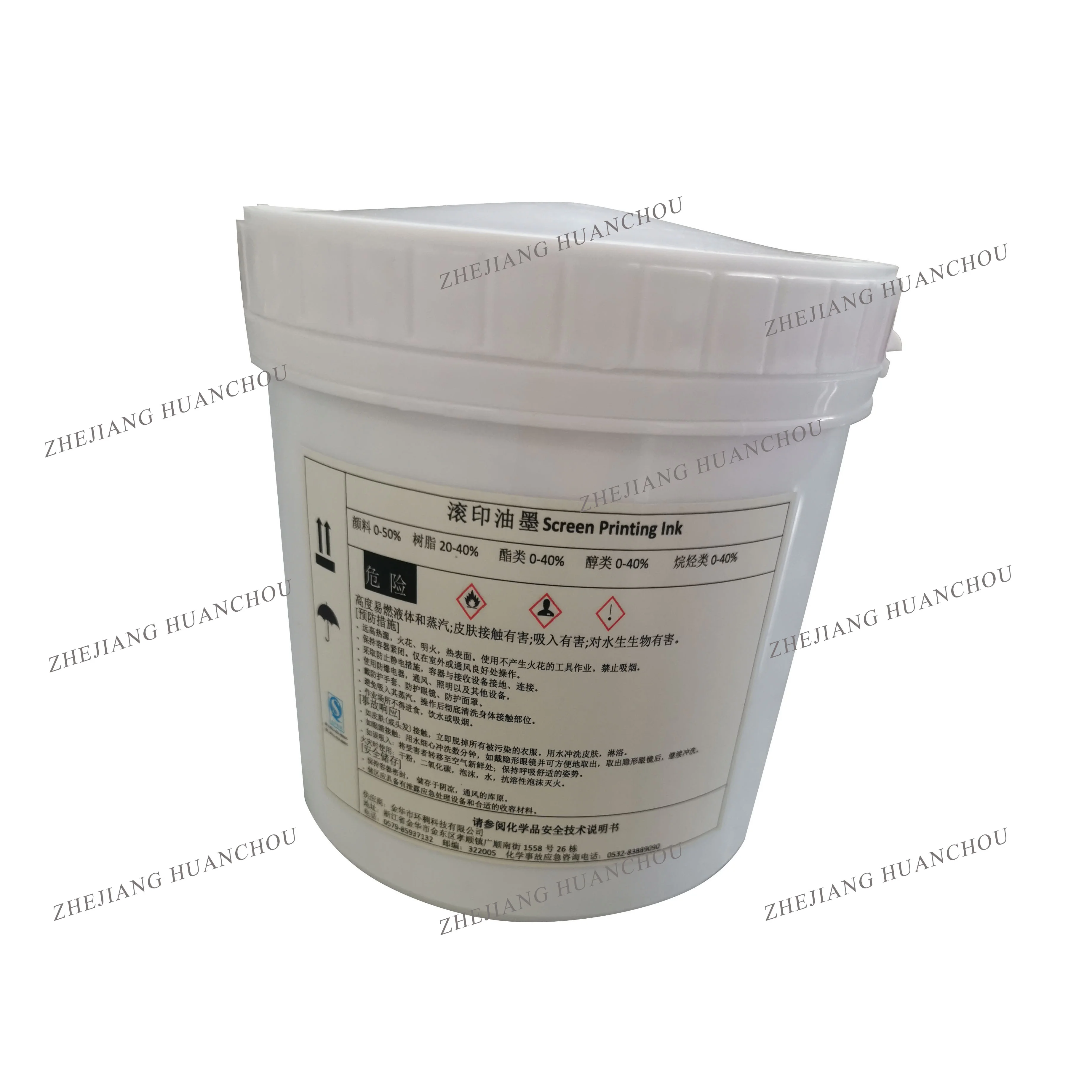 Шприцевая печатная машина Zhejiang Huanchou 100-95GY, чернила для трафаретной печати