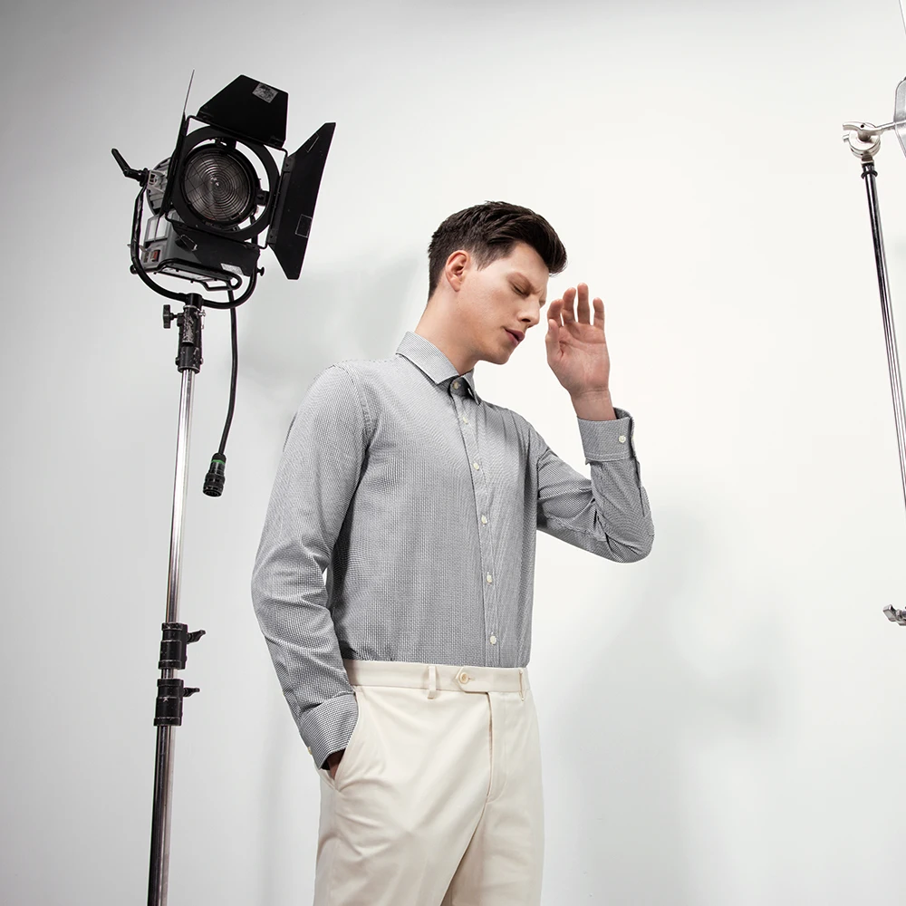 Kutesmart модные деловые платья высокого качества смокинг новейшая Мужская рубашка мужские рубашки