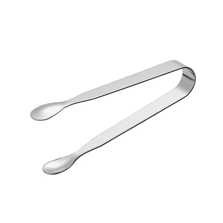 Hot Selling High-end Quality Cookware Small Size Stainless Steel Coffee Tool  Food , Ice , Bread Sugar Tongs Tableware