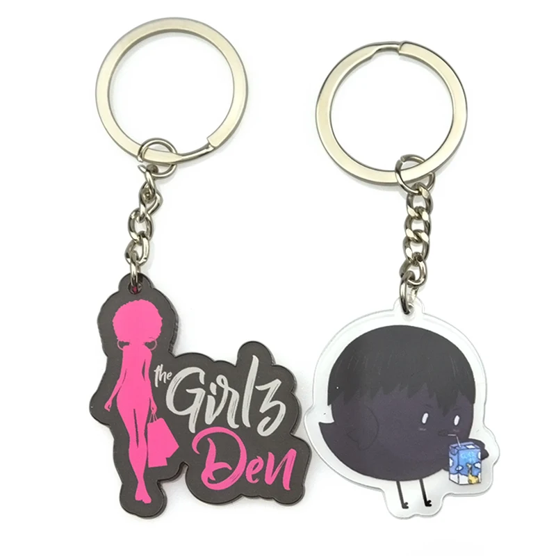 Colorful Printing Make Your Own Acrylic Charm Keychain