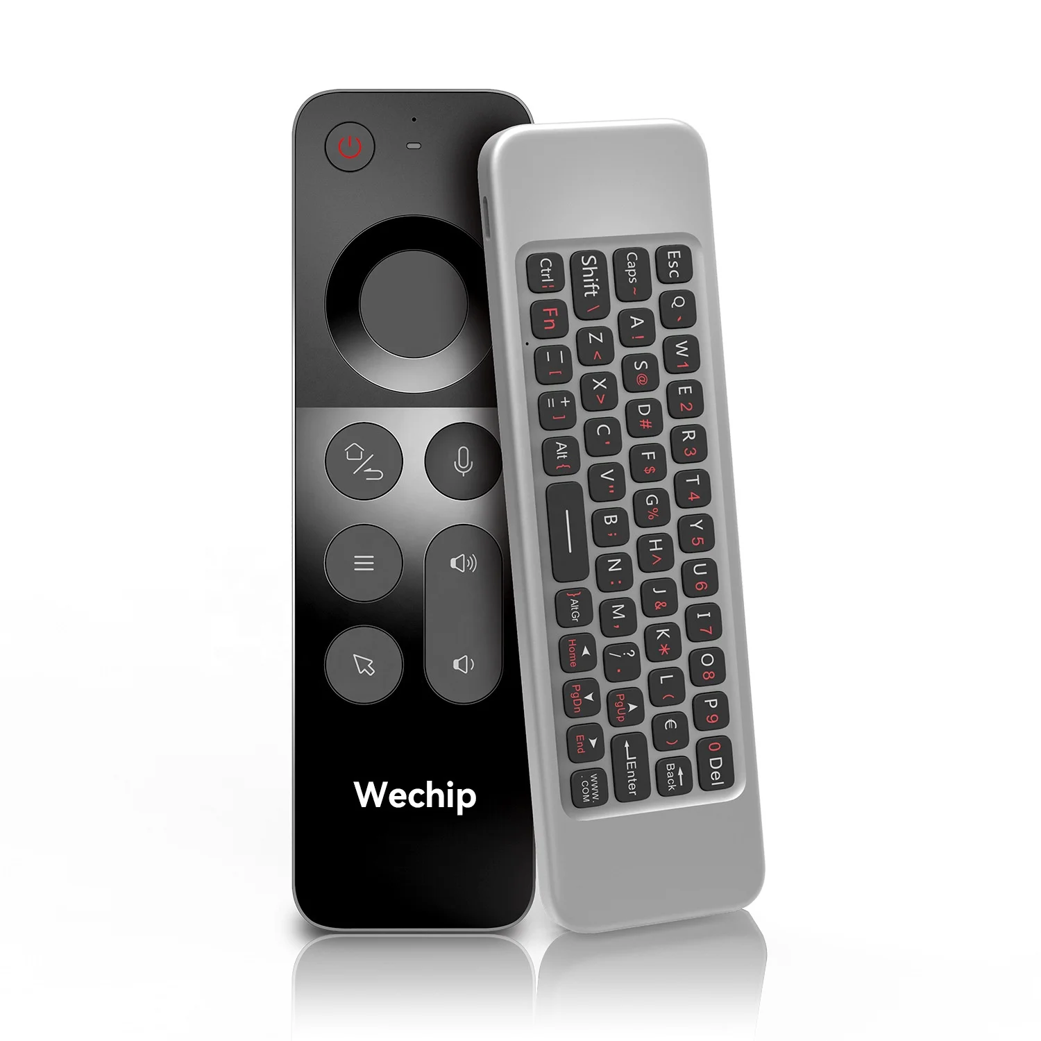 Wechip W3 Voice Air Mouse Double-Sided IR Learning Wireless Controller with Mini Keyboard Mouse TV Voice  Remote Control