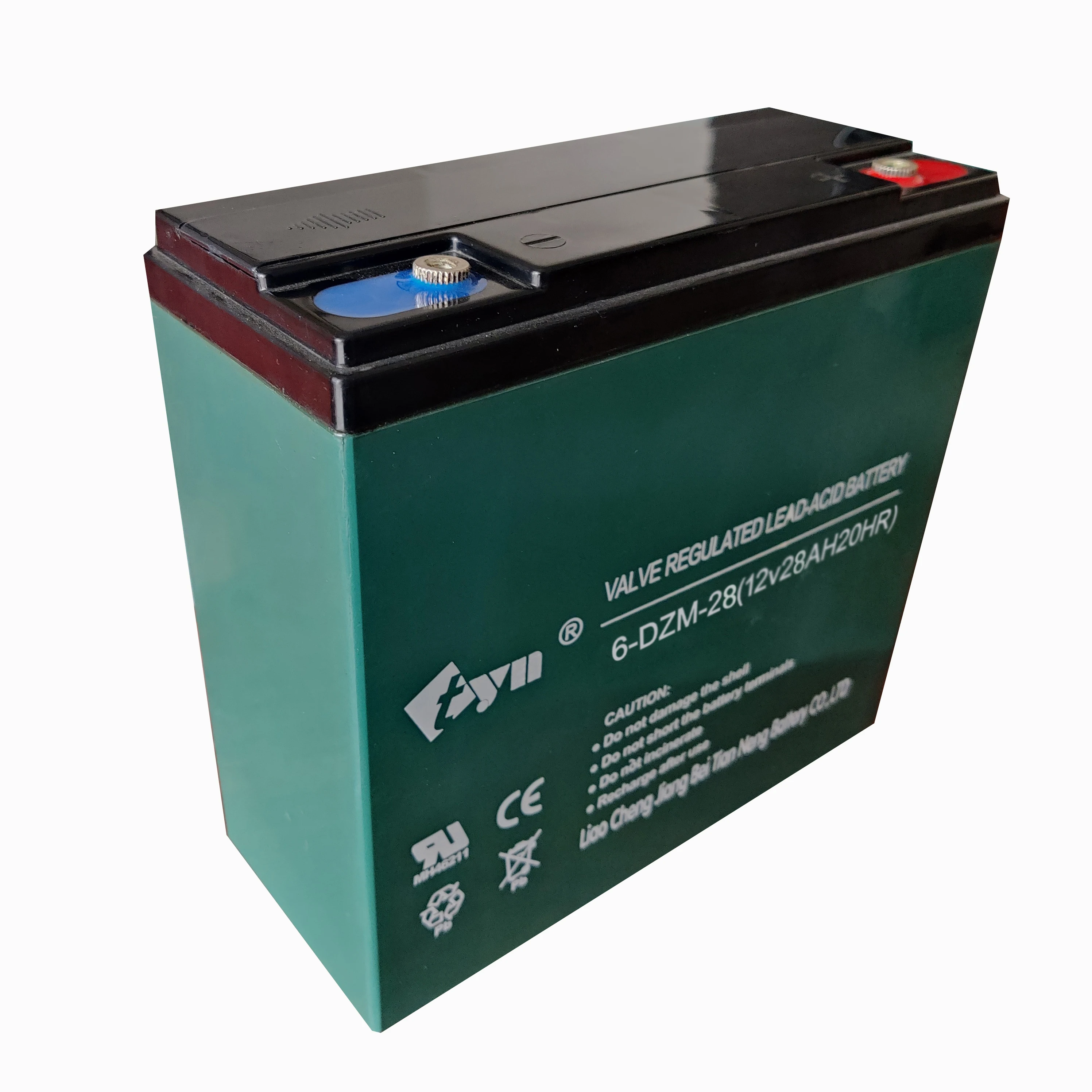 6-DZM-28 Battery Maintenance free rechargeable lead acid battery /electric bike/Scooter Battery 12v28ah