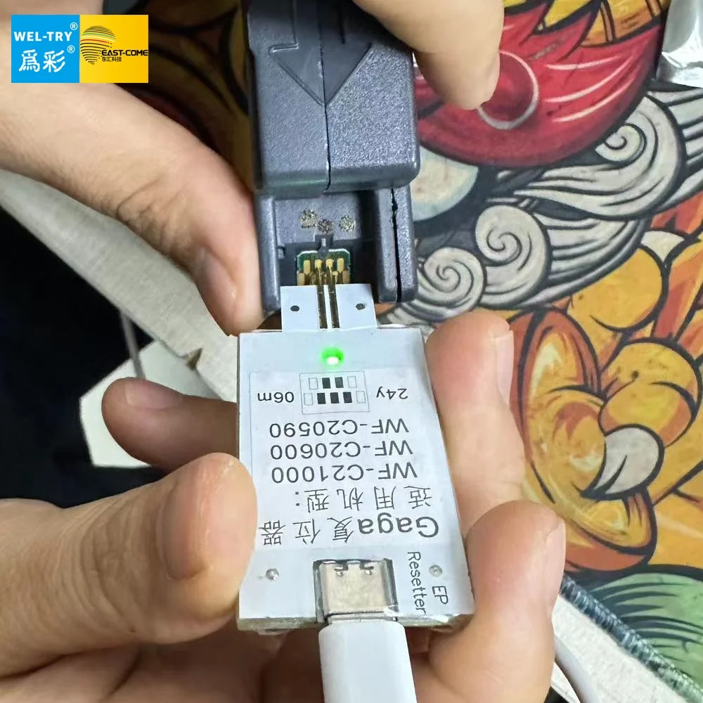wel-try GAGA Cartridge Chip Resetter For Epson WF-M20590 C17590 C20590 C20600 C20750 C20590a C17590a C21000a C20750a Printer