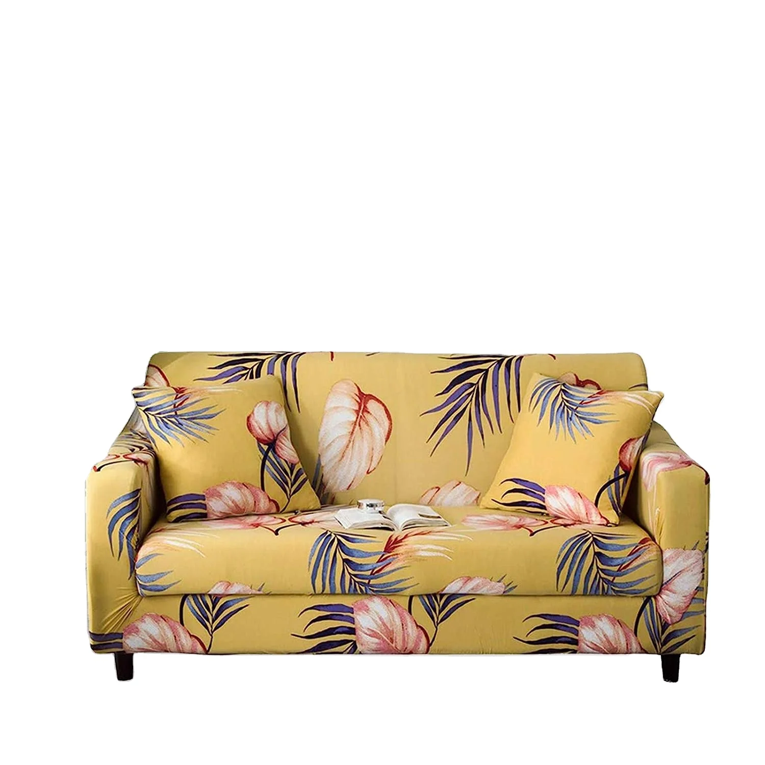 One-Seat Two-Seat Three-Set Sofa Cover Super Soft Elastic Printed Stretch Sofa Cover