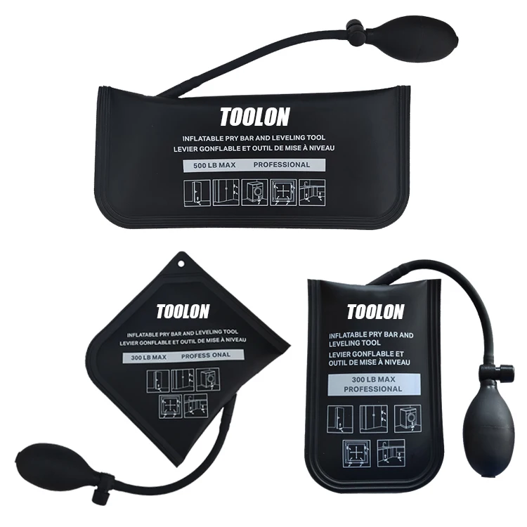 Chinese Factory TOOLON Air Cushioned Powerful Hand Tool Air Pump Wedge Inflatable Pry Bar Leveling