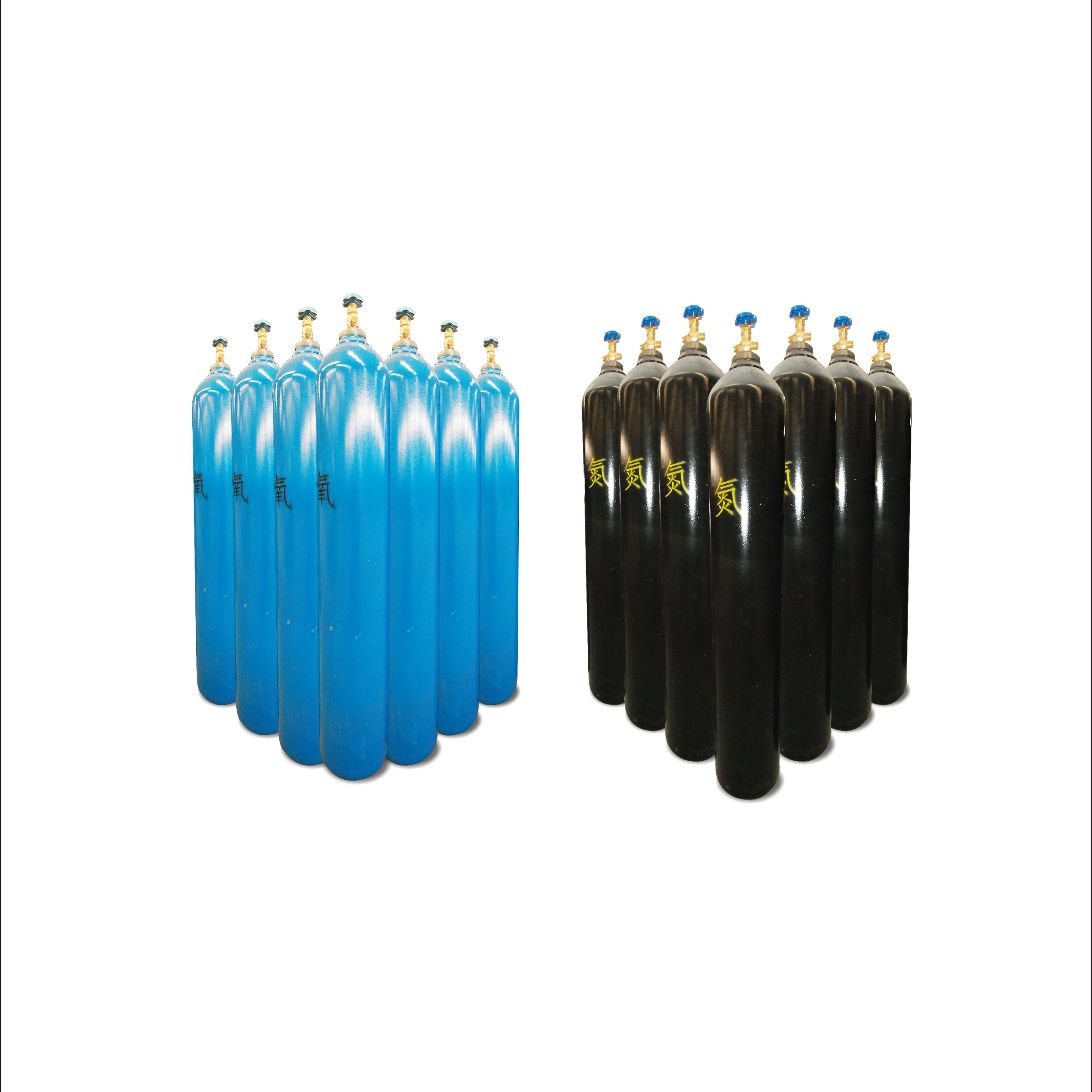 Seamless Steel Industrial Oxygen Gas Cylinder For Sale