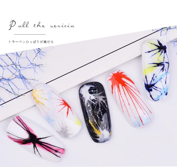 Wholesale Elastic Drawing Painting Gel Polish 6 Colors Private Label 5ml UV Led Spider Variety Styles Creative Painting Gel