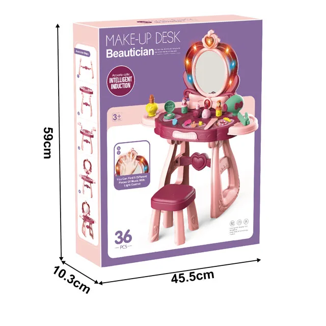 Kids preschool play set toy makeup set fashion girls beautiful kids toys play set