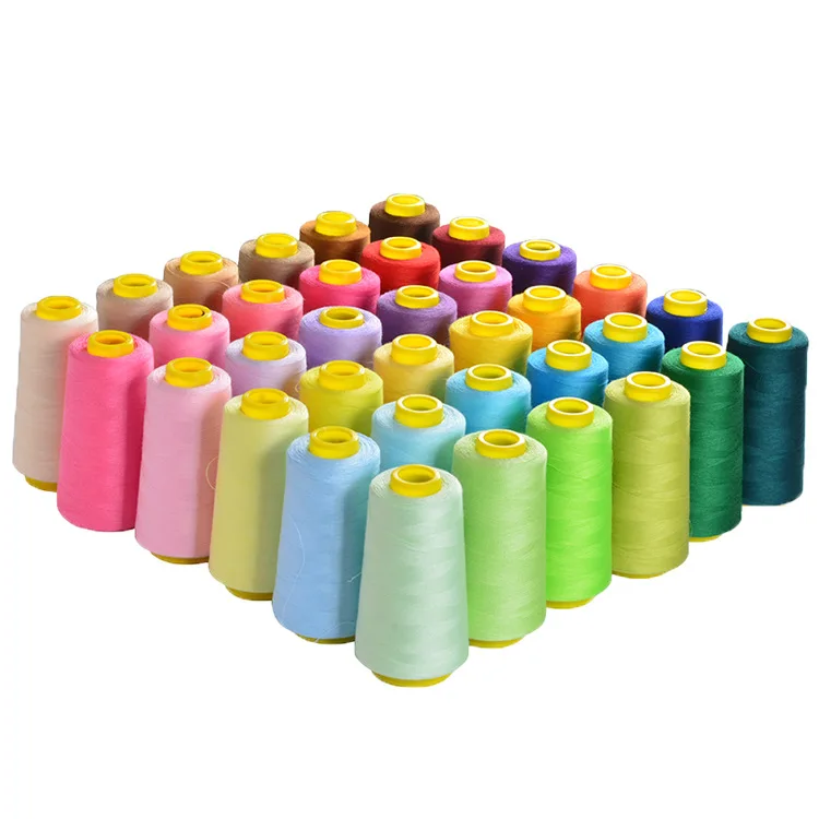 Хорошее качество швейная нить из 402 полиэстера