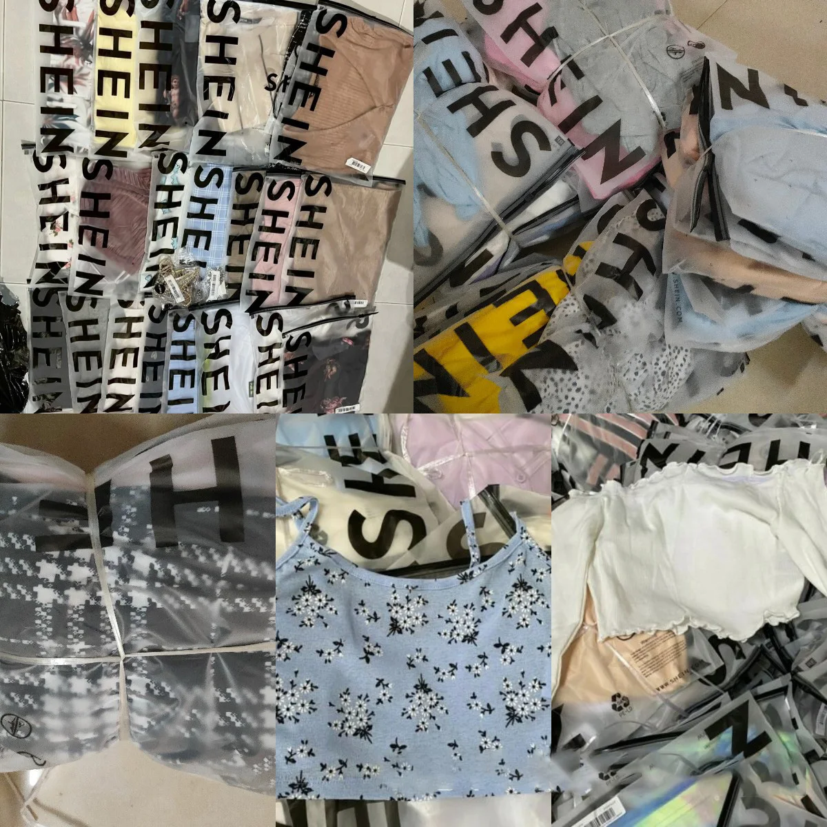 Women bales clothes stocked shein wholesale bulks brand new bales clothes