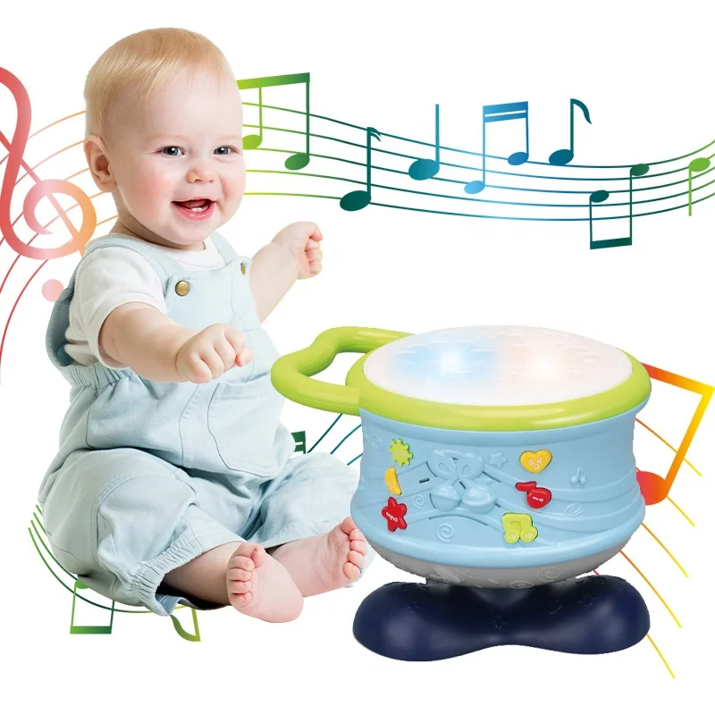 Parent-child hand story drum early educational music drum toy can change IC toddler drum toy with music