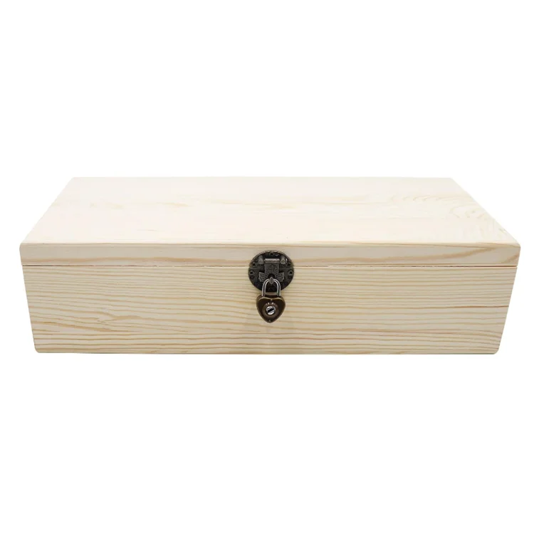 Custom Lock Box 5 Compartment Cash Organizer Piggy Bank Wooden Money Save Box