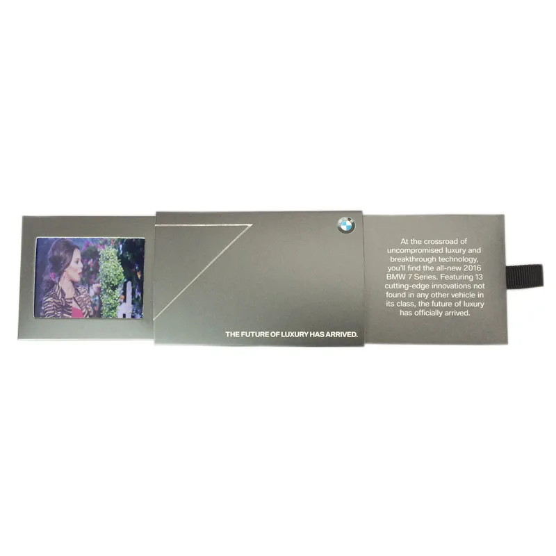 
Video Motive Digital Lcd Screen Video Booklet 2.4 inch, 4.3 inch, 5 inch 7 inch In Paper Crafts For Car Advertising 